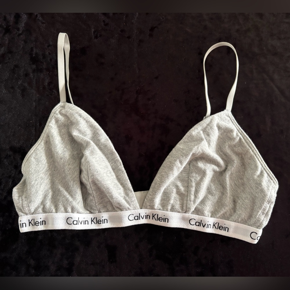Calvin Klein Light Gray Bralette
